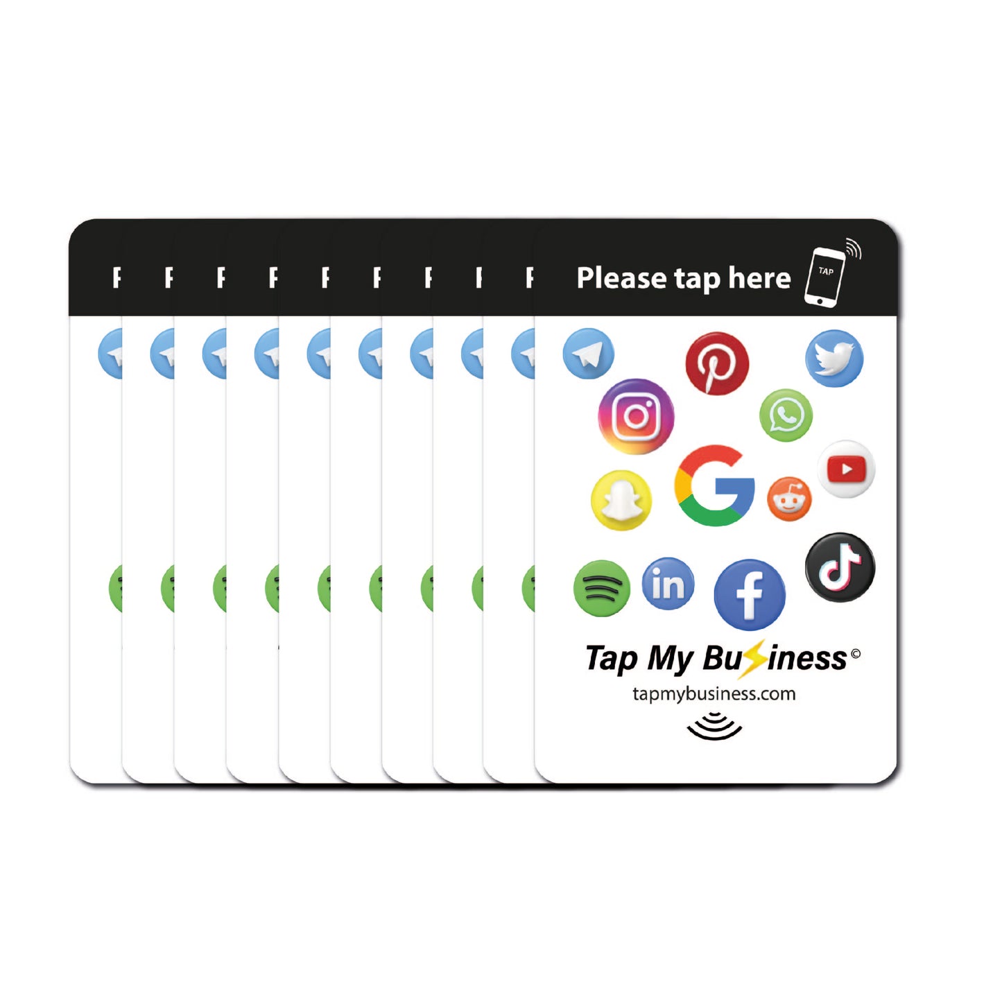 Cartes multi-réseaux sociaux