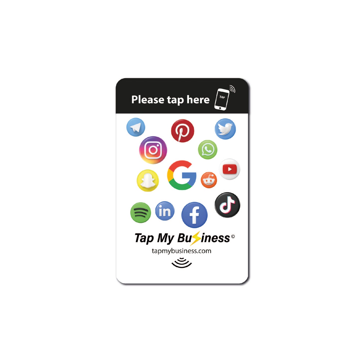 Cartes multi-réseaux sociaux